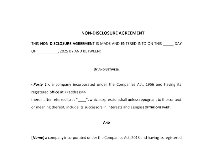 professionally draft ndas and confidentiality agreements